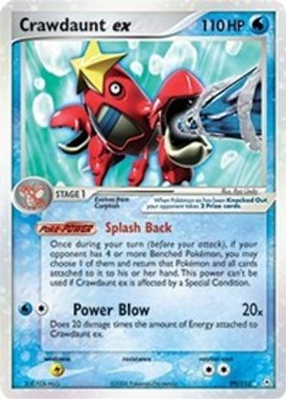 Crawdaunt ex (Holofoil)