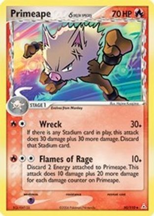 Primeape (Delta Species) (Reverse Holofoil)