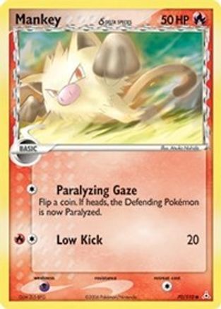 Mankey (Delta Species) (Reverse Holofoil)