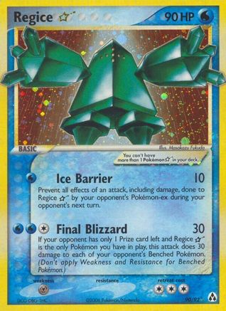 Regice Star (Holofoil)