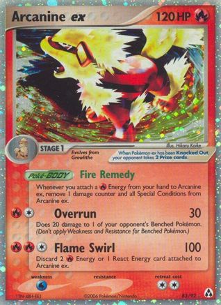 Arcanine ex (Holofoil)