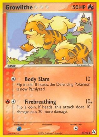 Growlithe (Reverse Holofoil)