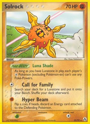 Solrock (Reverse Holofoil)