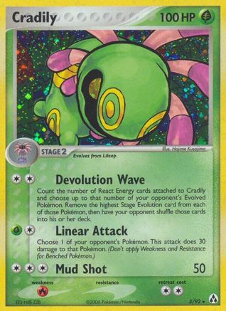 Cradily (Reverse Holofoil)