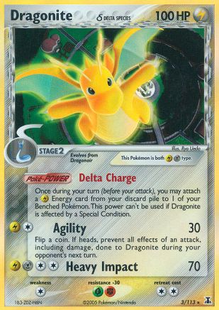 Dragonite (Delta Species) (Reverse Holofoil)