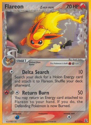 Flareon (Delta Species) (Reverse Holofoil)