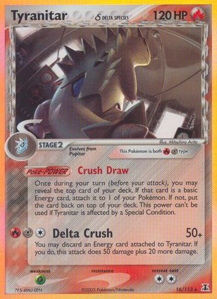 Tyranitar (Delta Species) (Holofoil)