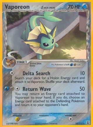 Vaporeon (Delta Species) (Holofoil)
