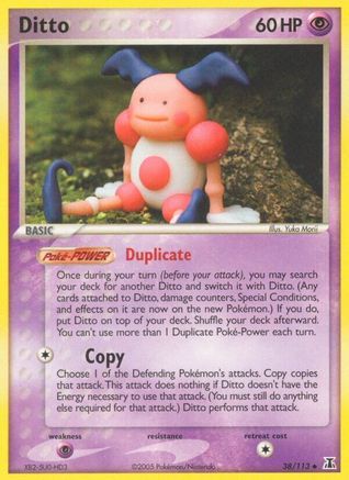Ditto - 038/113 (Mr. Mime) (Reverse Holofoil)