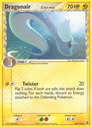 Dragonair - 42/113 (Delta Species) (Reverse Holofoil)