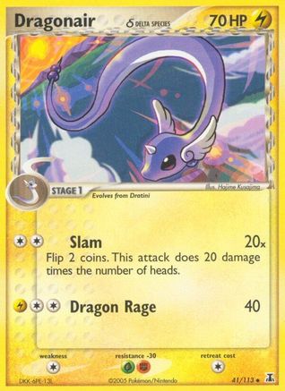 Dragonair - 41/113 (Delta Species) (Reverse Holofoil)