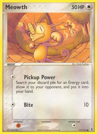 Meowth (Reverse Holofoil)