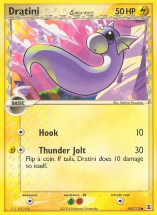 Dratini - 065/113 (Delta Species) (Reverse Holofoil)