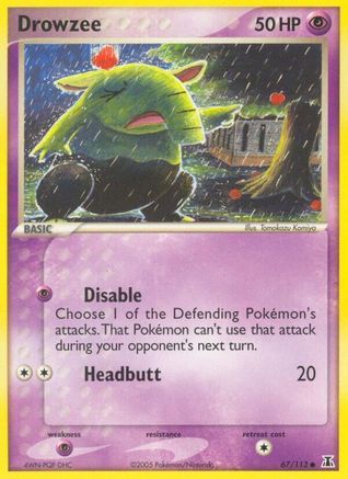 Drowzee (Reverse Holofoil)