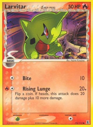 Larvitar (Delta Species) (Reverse Holofoil)