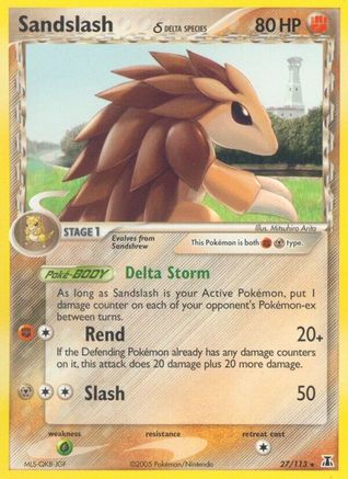 Sandslash (Delta Species) (Reverse Holofoil)