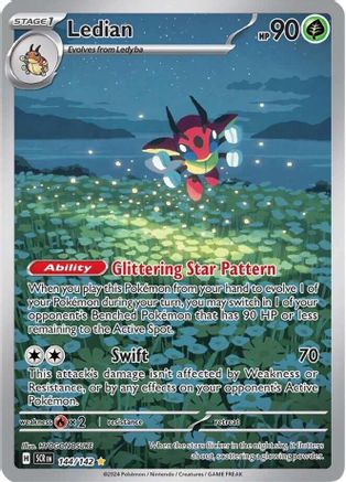 Ledian - 144/142 (Holofoil)