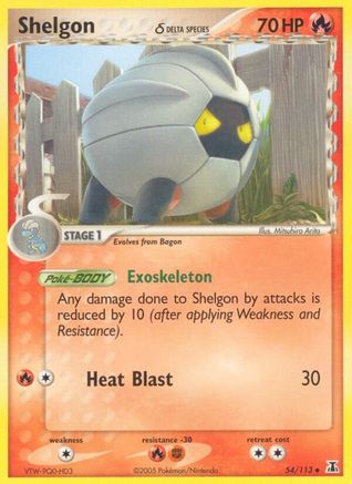 Shelgon - 054/113 (Delta Species) (Reverse Holofoil)