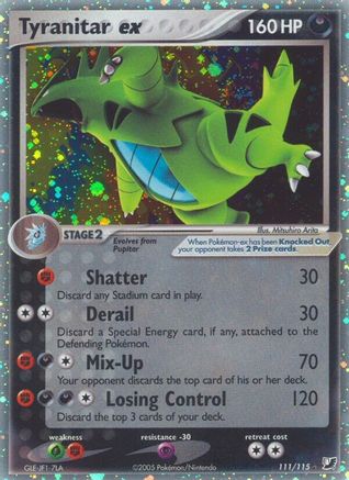 Tyranitar ex (Holofoil)