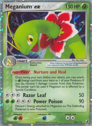 Meganium ex (Holofoil)