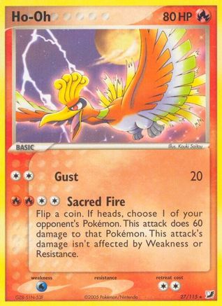 Ho-Oh (Reverse Holofoil)