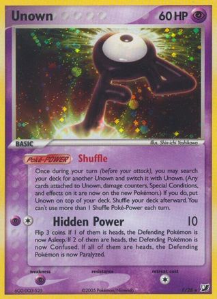 Unown (F) (Holofoil)