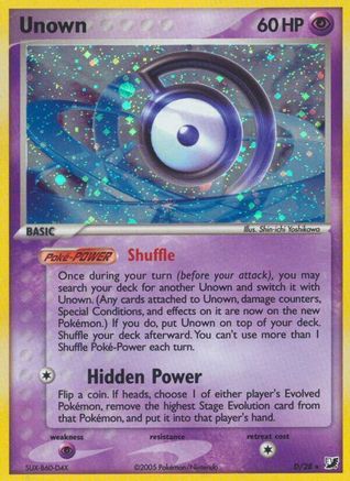 Unown (D) (Holofoil)