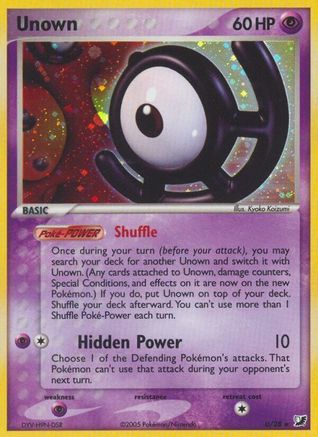 Unown (U) (Holofoil)