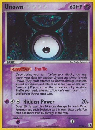 Unown (V) (Holofoil)