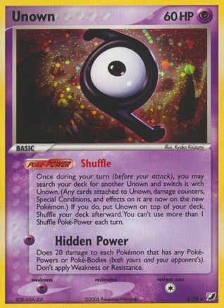 Unown (Z) (Holofoil)