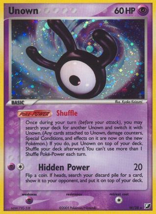 Unown (W) (Holofoil)