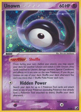 Unown (H) (Holofoil)