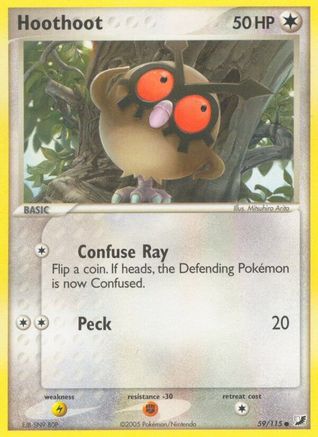 Hoothoot (Reverse Holofoil)