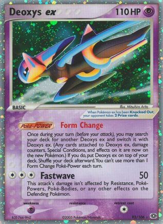 Deoxys ex (Speed Forme) (Holofoil)