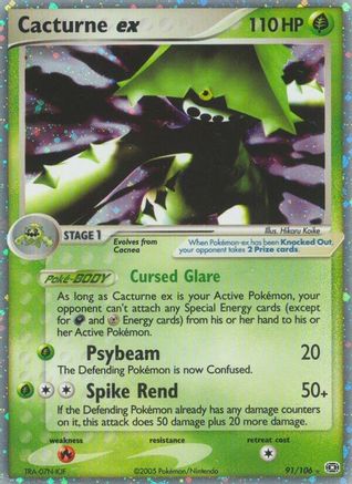 Cacturne ex (Holofoil)