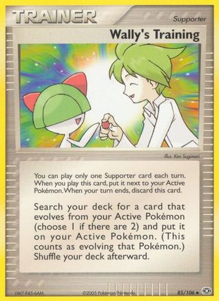 Wally's Training (Reverse Holofoil)