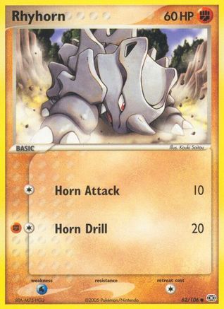 Rhyhorn (Reverse Holofoil)