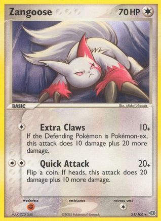 Zangoose (Reverse Holofoil)