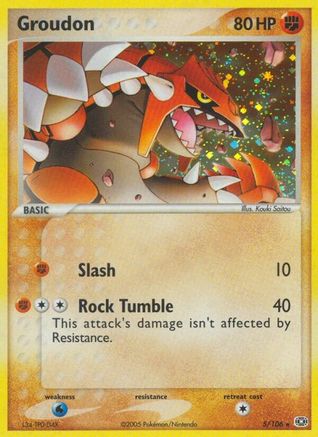 Groudon - 005/106 (Holofoil)