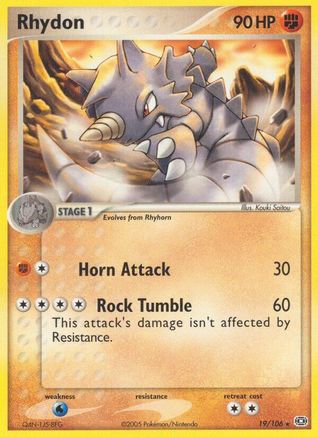 Rhydon (Reverse Holofoil)