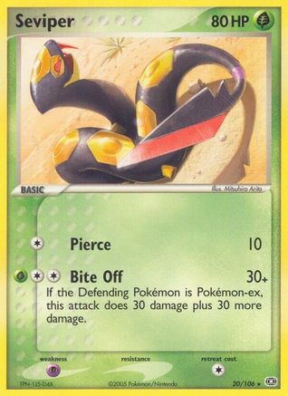 Seviper (Reverse Holofoil)