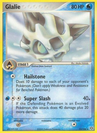 Glalie (Reverse Holofoil)