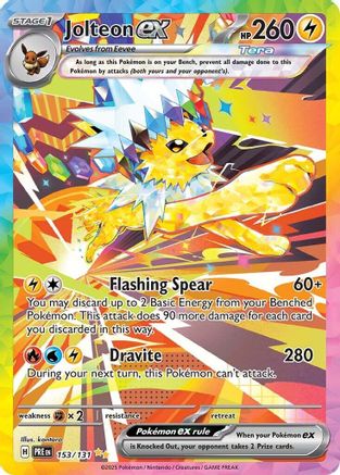 Jolteon ex - 153/131 (Holofoil)