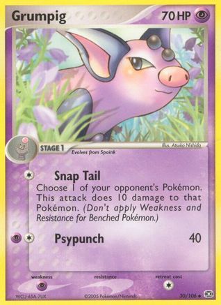 Grumpig - 030/106 (Reverse Holofoil)