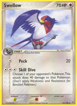 Swellow (Reverse Holofoil)