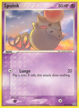 Spoink - 066/106 (Reverse Holofoil)