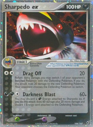 Sharpedo ex (Holofoil)