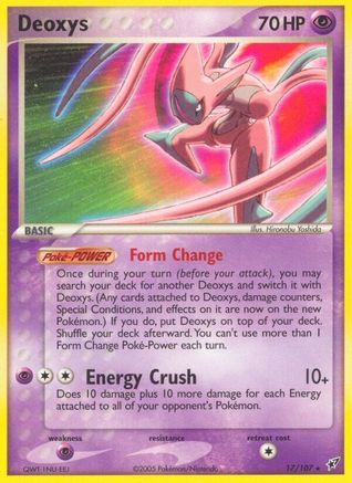 Deoxys (Attack Forme) (Reverse Holofoil)