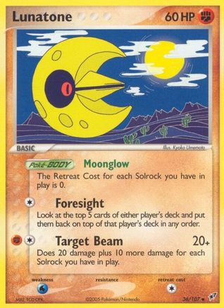 Lunatone (Reverse Holofoil)