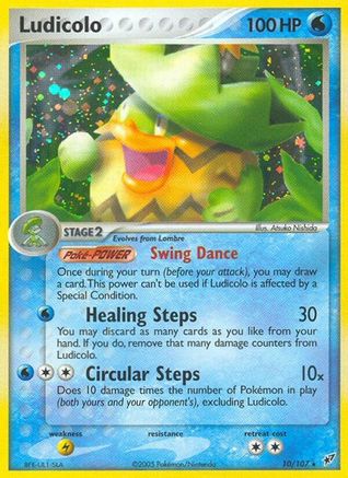 Ludicolo - 010/107 (Reverse Holofoil)